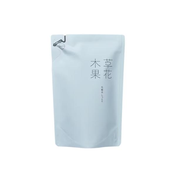 ソウカモッカ　草花木果　化粧水　さっぱり　160ml 詰め替え　4袋セット 草花木果 化粧水 詰め替え つめかえ 基礎化粧品 ベーシックライン 植物