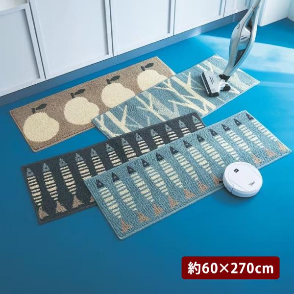 ファブリック マット キッチンマット カーペット 敷き物 敷物 敷きもの キッチン 台所 キッチン用品 台所用品 新生活 爆買