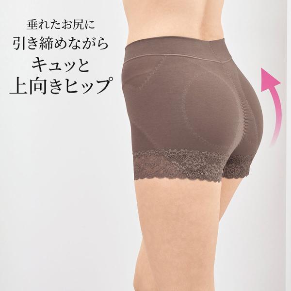 ショーツ パンツ パンティ アンダーウェア 下着 レディース 女性 インナー 補整下着 補正ショーツ 一分丈 肌着 パンツ 深め 深ばき ヒップアップ 小尻 おしゃれ