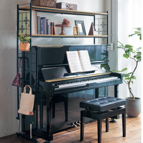 ベルメゾン（BELLE MAISON） ラック 収納ラック ピアノ上ラック 伸縮式