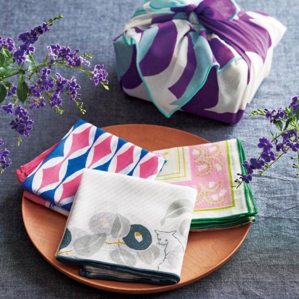 竹久夢二 竹久夢二 大正モダンが香るガーゼハンカチ : ベルメゾン