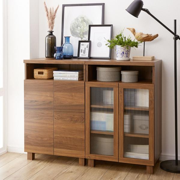 ももゆき　ベルメゾン　組立品　キャビネット　ガラス扉 ももゆき ベルメゾン 組立品 キャビネット ガラス扉 天然木と