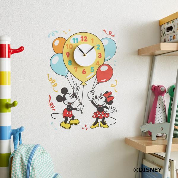 Disney（ディズニー） 時計 インテリア 壁に貼る おしゃれ