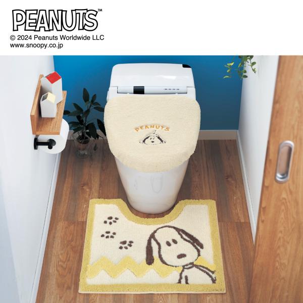 PEANUTS トイレマット マット 敷物 ファブリック 単品 トイレ用品