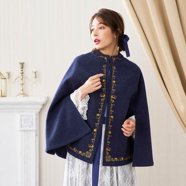 Disney（ディズニー） ヒロイン気分のケープコート S〜M L〜LL