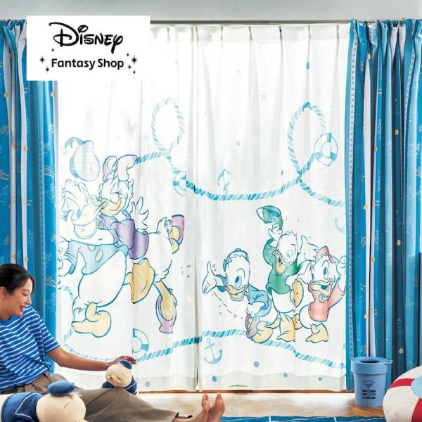 Disney（ディズニー） カーテン UVカット レースカーテン レース 遮熱