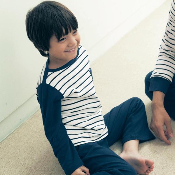 子供 パジャマ ベルメゾンデイズ やわらか新疆綿１００ 長袖パジャマ キッズ ネイビー オフホワイト Buyee Buyee Japanese Proxy Service Buy From Japan Bot Online