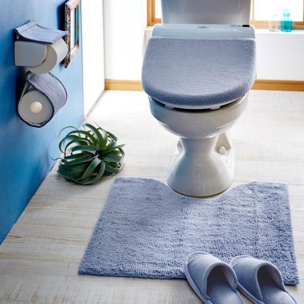 トイレマット 洗える すべりにくい シンプル おしゃれ スモークブルー 標準マットのみ D 001 ベルメゾン Yahoo ショッピング店 通販 Yahoo ショッピング