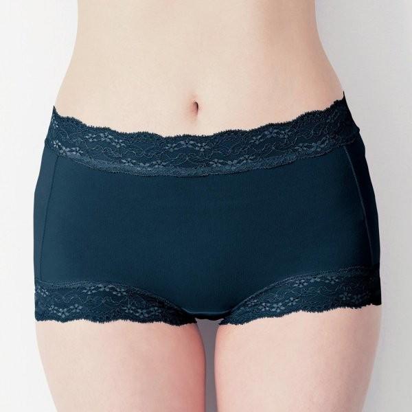 ショーツ ボックスショーツ レディース インナー 大きいサイズ 一分丈 綿混 ストレッチ インクブルー S M L Ll 3l Buyee Buyee Japanese Proxy Service Buy From Japan Bot Online