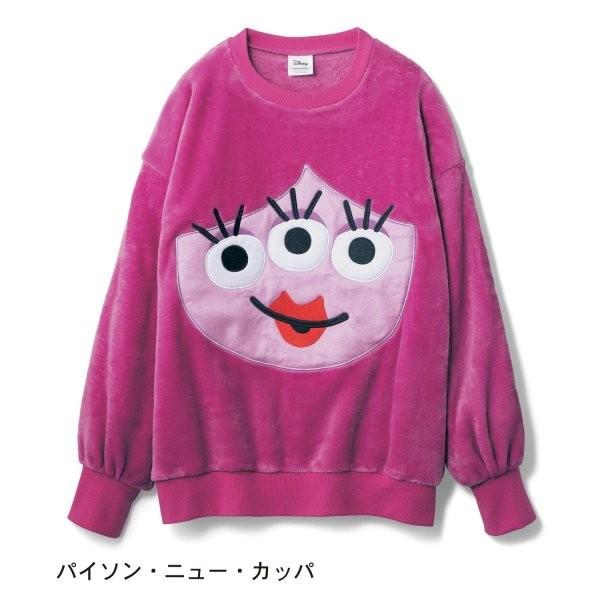 パーカ レディース ディズニー フェイスデザインフリースプルオーバー