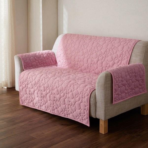 ソファーカバー カバー おしゃれ ディズニー ミッキー かけるだけ 簡単 接触冷感 肘あり ピンク 2人掛け用 ベルメゾン Paypayモール店 通販 Paypayモール