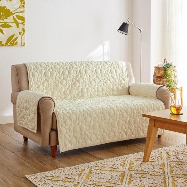 ソファーカバー カバー おしゃれ ディズニー ミッキー かけるだけ 簡単 接触冷感 肘あり アイボリー 2 5人掛け用 ベルメゾン Paypayモール店 通販 Paypayモール