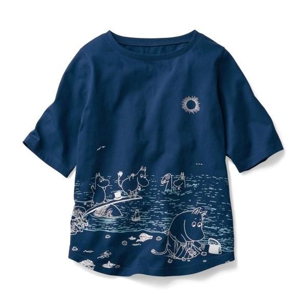Tシャツ カットソー プルオーバー レディース ムーミン スタイルカットソー ムーミンファミリー ベルメゾン Paypayモール店 通販 Paypayモール