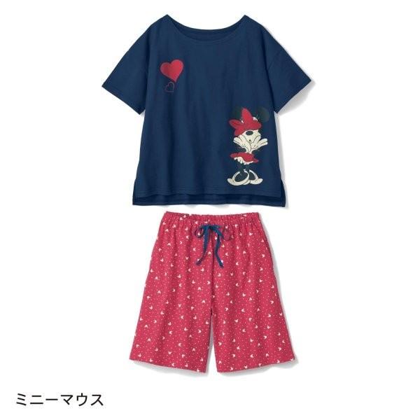 パジャマ ルームウェア レディース ディズニー 部屋着 40代 30代 半袖 綿100 おしゃれ ミニーマウス S M L Ll 3l ベルメゾン Paypayモール店 通販 Paypayモール