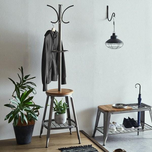 ポールハンガー インダストリアル調コートハンガー F 001 ベルメゾン Yahoo ショッピング店 通販 Yahoo ショッピング