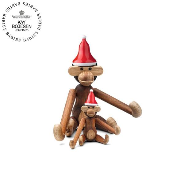 Kay Bojesen Monkey クリスマス帽子付き KAY BOJESEN DENMARK サンタキャップ モンキー ミニ用 クリスマス mini