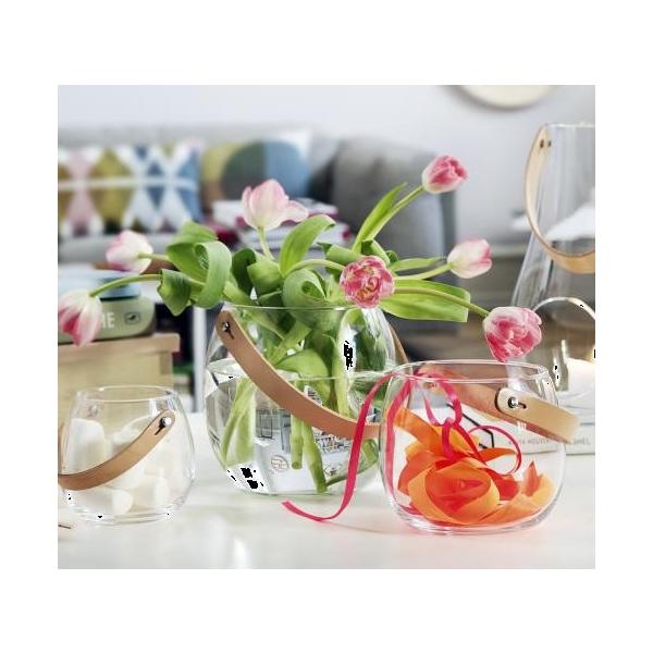 ガラス 母の日 小物入れ  花瓶  北欧 雑貨 ホルムガード HOLMEGAARD DESIGN WITH LIGHT  ガラスポット Lサイズ 4343518  日本正規代理店品