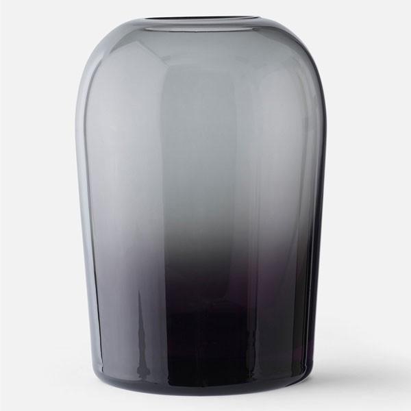 フラワーベース ガラス Menu 定番の人気シリーズpoint ポイント 入荷 メニュー トロールベース Lサイズ H19cm 花瓶 北欧 スモーク インテリア