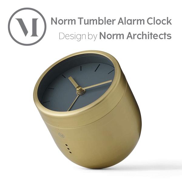 置き時計 Menu ノーム タンブラー アラームクロック ブラス 109 アラーム機能 目覚まし時計 北欧雑貨 Indicare Co
