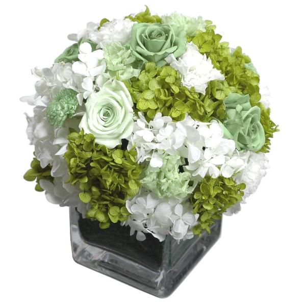 プリザーブドフラワー グリーン ラウンド Lサイズ Pfr L 004 Grand Musee ギフト Boisewomenrun Com