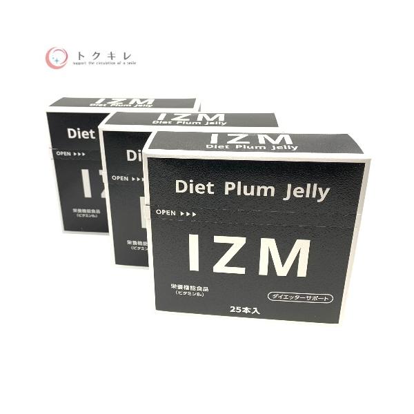 【トクキレ】T-CONCEPTION イズム ダイエット プラムゼリー IZM Diet Plum Jelly 25本入 3箱セット 未使用未開封