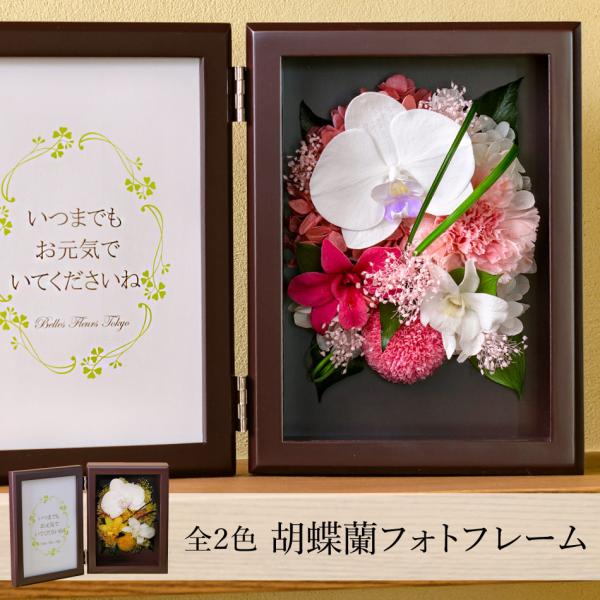 ✨陶器（バラ＆小菊プリザ＆ミニ胡蝶蘭（アーティシャルフラワーアレンジ✨ケース付き 胡蝶蘭 アレンジメント 贈答 造花 フラワーアレンジ 送料無料