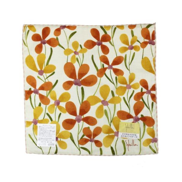 シビラ スマホもメガネもふけるハンカチ 02 イエロー おしゃれ ブランド 女性 ギフト 卓出