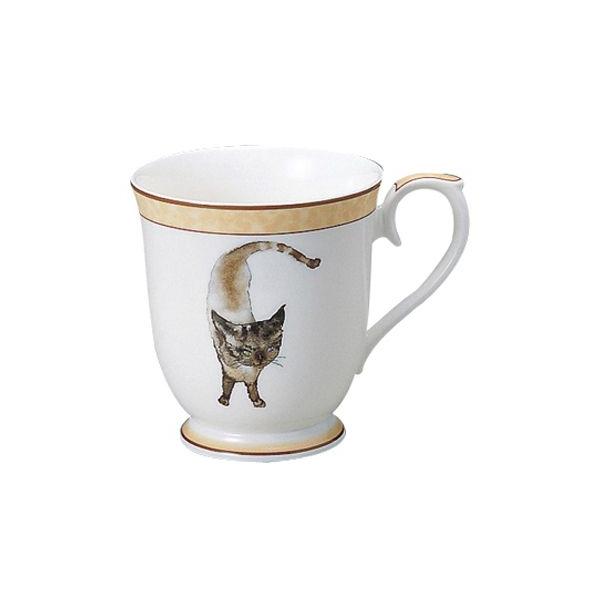NARUMI ナルミボーンチャイナ いわさきちひろマグカップ 蒼い目の黒猫
