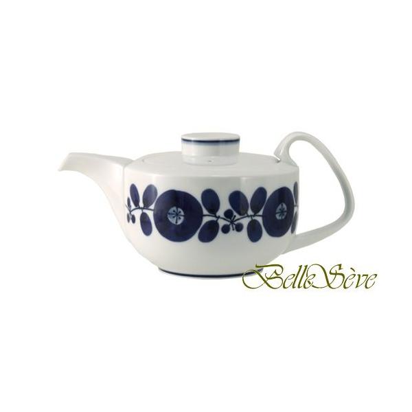 白山陶器波佐見焼ブルーム　ポット　L