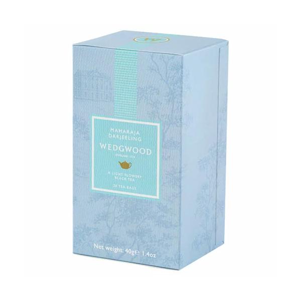 他サイト： 紅茶(ティーバッグ)　ウェッジウッドの紅茶　『マハラジャ ダージリン ティー』　ティーバッグ20袋入りの商品画像