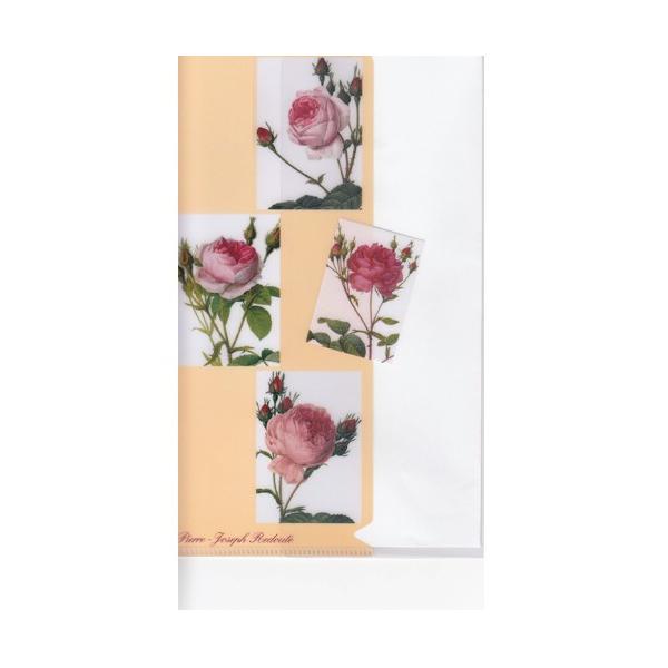 ミニ クリア ファイル ルドゥーテ コレクション 割引も実施中 女性 ギフト オレンジ おしゃれ 美花選