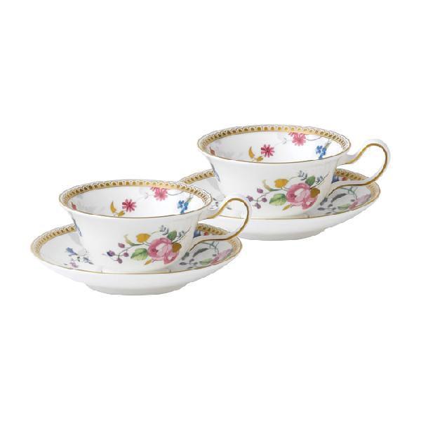 WEDGWOOD ウェッジウッド ローズゴールド ティーカップ＆ソーサー 
