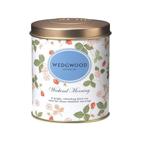 ウェッジウッドの紅茶　ワイルドストロベリー 　ウィークエンドモーニングティー　100g / 茶葉　缶入り