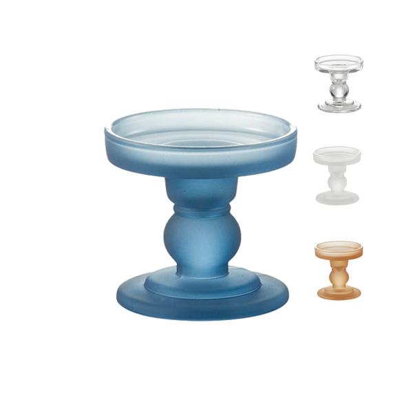 誕生日やインテリアにシンプルお洒落なキャンドルホルダー◆サイズ／約Φ85×H90mm(キャンドル穴サイズ／Φ20×H25mm)◆素材／ガラス◆重量／約270g◆原産国／中国製造上、多少の気泡・傷が入る場合がございます。予めご了承ください。