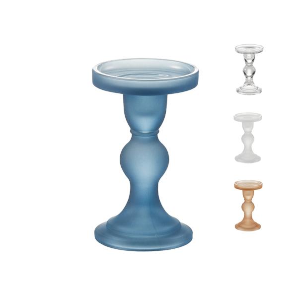 誕生日やインテリアにシンプルお洒落なキャンドルホルダー◆サイズ／約Φ85×H135mm(キャンドル穴サイズ／Φ20×H25mm)◆素材／ガラス◆重量／約320g◆原産国／中国製造上、多少の気泡・傷が入る場合がございます。予めご了承ください。...