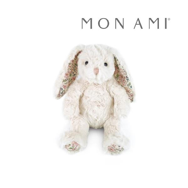 MON AMI(モナミ)フェイス クリームフローラルバニー S ぬいぐるみ ファーストトイ MON AMI モナミ うさぎ おしゃれ  出産祝い