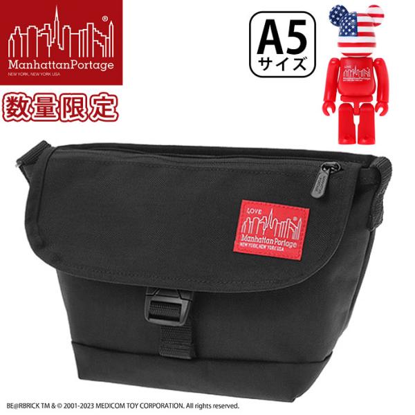 【新品】ManhattanPortage 限定モデル BE＠RBRICK Manhattan Portage（マンハッタンポーテージ） ショルダーバッグ 限定