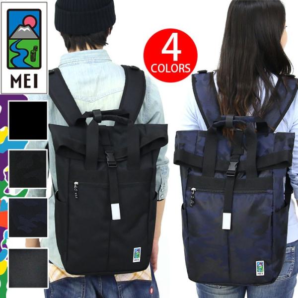 Mei リュック メイ 送料無料 ロールトップ デイパック リュックサック