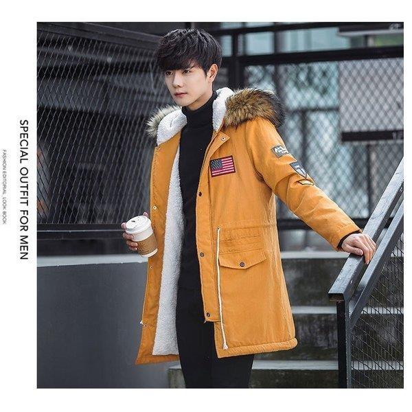 充実の品 メンズ ロングコート ダウンコート 裏ボア モッズコート メンズ ミリタリージャケット アウター モッズコート フード付きダウンジャケット 大きいサイズ 冬服 厚手 あったか 裏起毛 裏ボアコート ミリタリー コート アウター