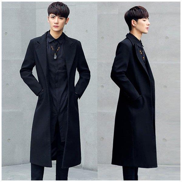 お手頃価格 メンズ チェスターコート トレンチコート メンズ チェスターコート トレンチコート 細身 スリム ビジネスコート 冬 アウター ロング丈 コート アウター
