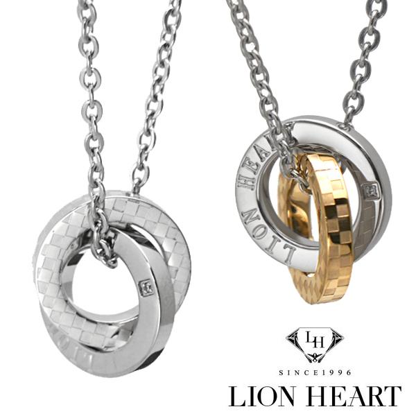 LION HEART ライオンハート ペアネックレス/ペンダント(2本 LION HEART ライオンハート ペアネックレス/ペンダント(2本