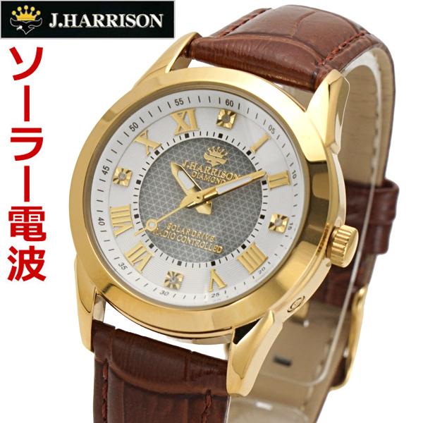 J.HARRISON ジョンハリソン ソーラー電波 腕時計 天然 J.HARRISON ジョンハリソン ソーラー電波 腕時計 天然