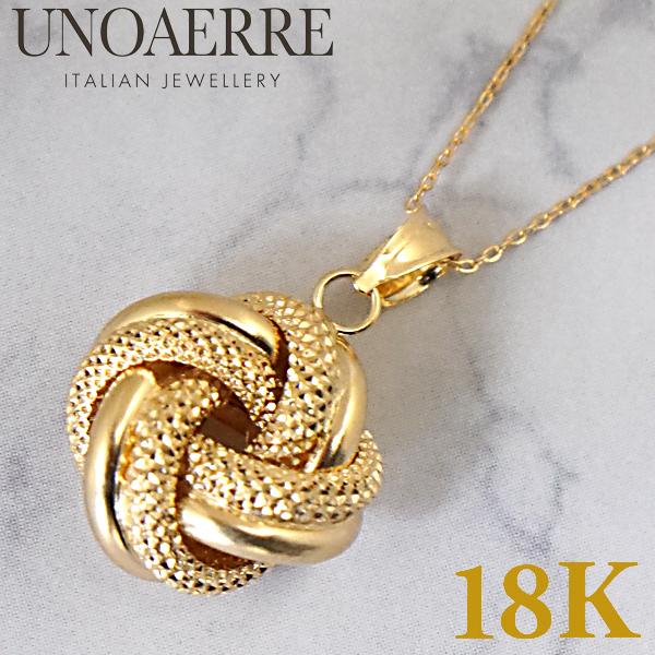 UNOAERRE（ウノアエレ） UNOAERREペンダントトップ ラブノット 恋結び