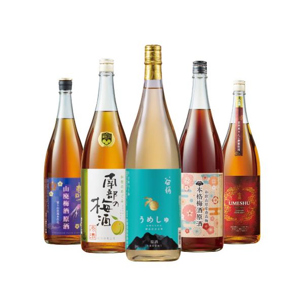 爆買 リキュール お酒 梅酒 利酒師厳選 原酒 飲み比べ セット 5本組 第