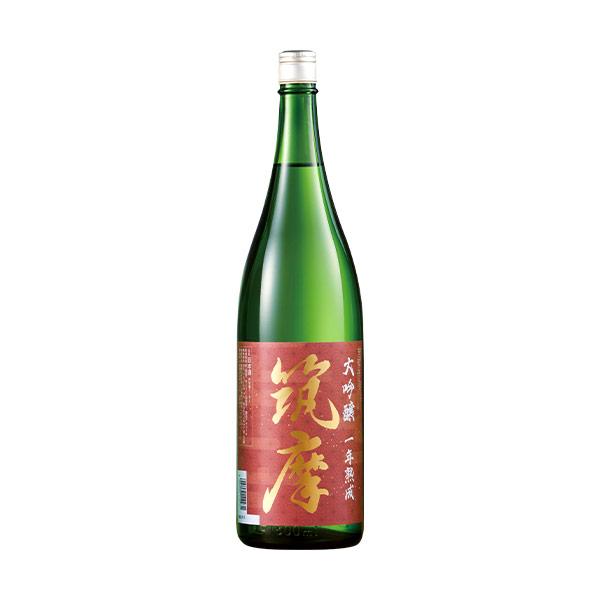 日本酒 お酒 大吟醸酒 筑摩 大吟醸一年熟成 一升瓶 1800ml お中元 敬老