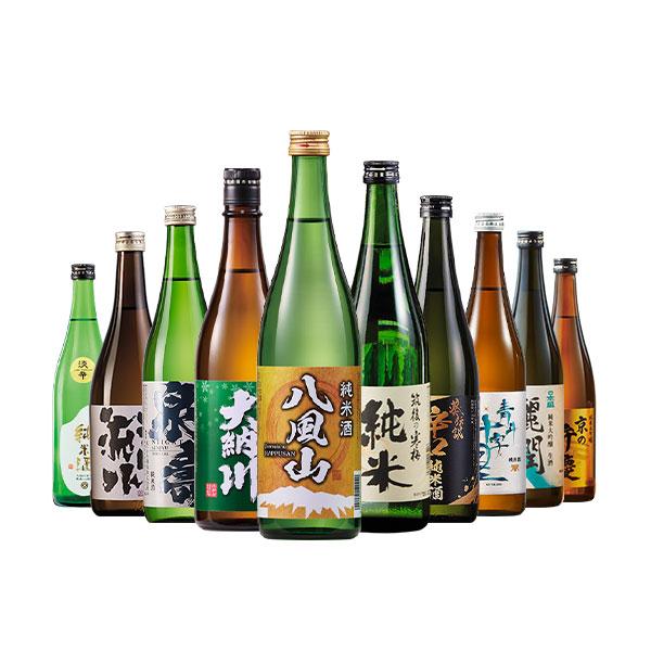 日本酒 お酒 純米大吟醸酒 純米酒 純米大吟醸 2本入 全国 づくし 720ml