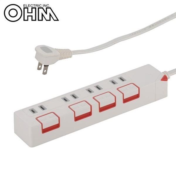 おしゃれな節電コンセントタップ 個別スイッチ付きタップ お洒落 押しボタンスイッチ付き 節電タップ 4個口 1 5m mt インテリア お取り寄せ Rosey Rose 通販 Yahoo ショッピング