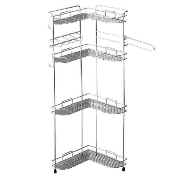 風呂シャンプー置き場 風呂場 シャンプー置き場 コーナーシャンプーラック 4段 2933ammm1 インテリア お取り寄せ Rosey Rose 通販 Yahoo ショッピング