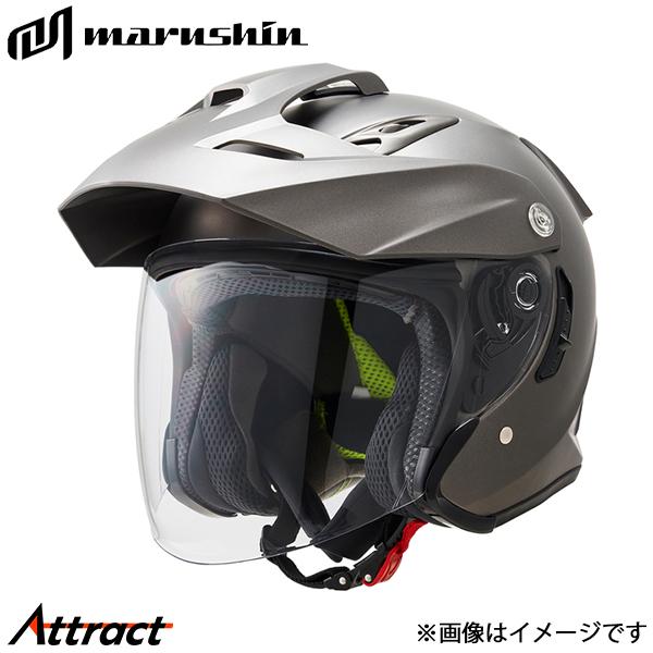 他サイト： マルシン工業 MSJ1 TE-1 ジェットヘルメット フラットガンメタリック XL 61-62cm) 01001629 MARUSHIN ヘルメットの商品画像