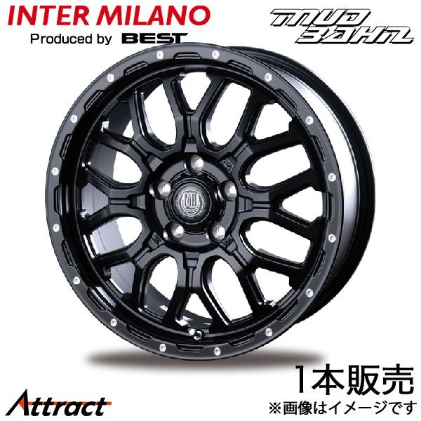 インターミラノ マットバーン XR-800M CX-30 DM系 アルミホイール 1本(18×7.5J 5-114.3 +48 マットブラック/ピアス)INTE
